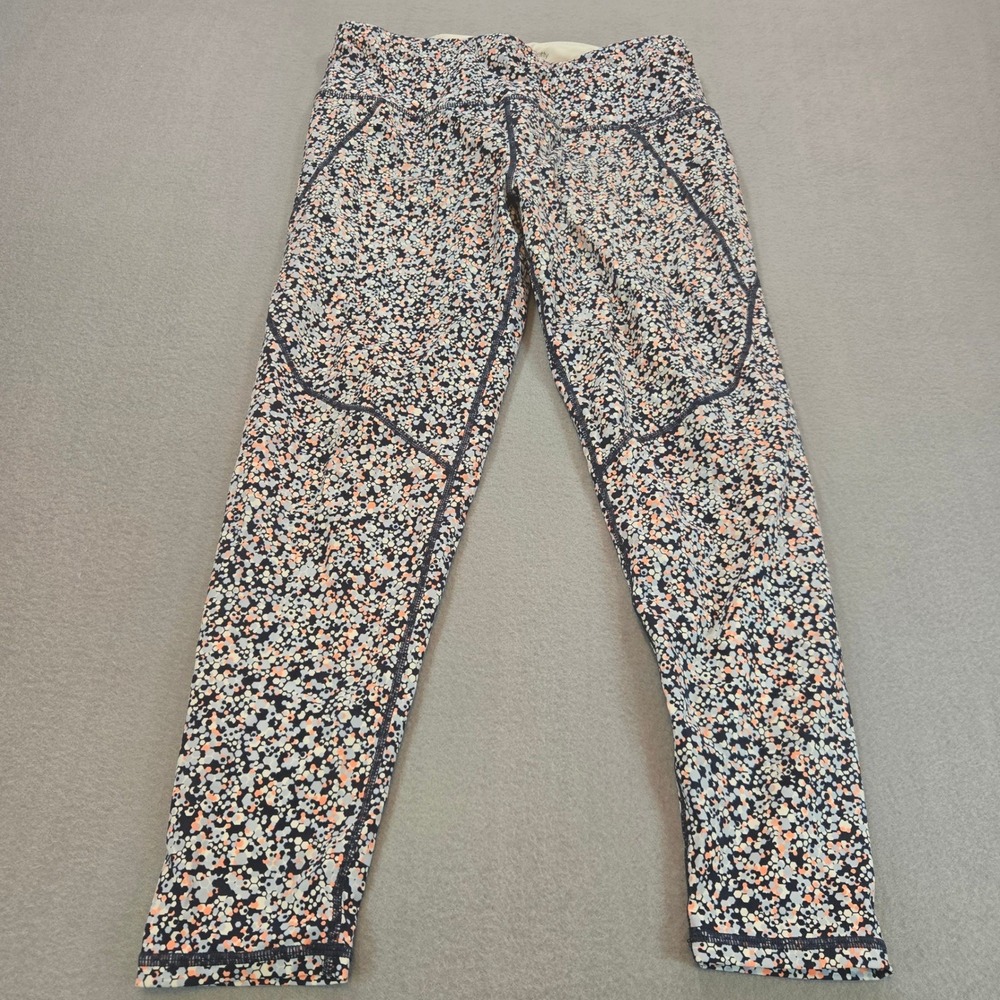 Sweaty Betty The Power Leggings Womens Medium Multi Geometric 7/8 Pocket SB4551A